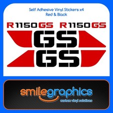 BMW R1150GS Tank & Rear Decals. Red Black - Other colours available
