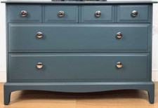 Stag Chest of Drawers - Dark Teal - 4-over-2