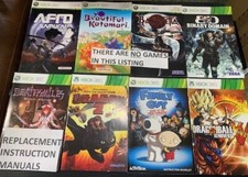 X BOX 360- Instruction Books