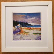 Jolomo Framed print (Large) First Snow Pennyghael Mull 