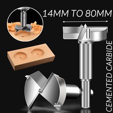 14mm to 80mm Professional Forstner Bit Hinge Hole Boring Cutter Wood Drill Bits