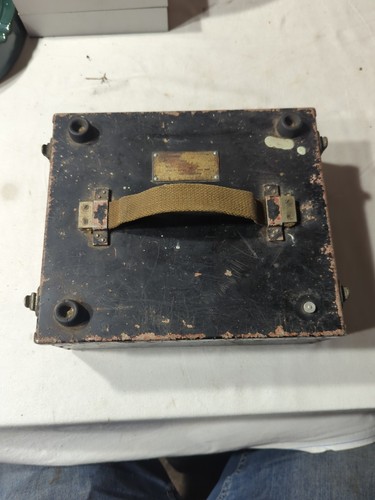 Vintage morse key - box, 1944
