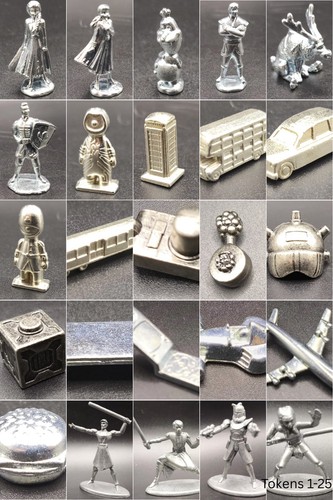 Monopoly replacement tokens - replacement,