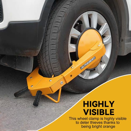 Wheel clamp heavy duty steel - clamp,