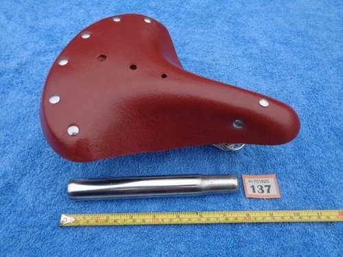 Retro vintage leather - (faux),