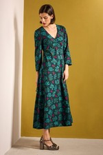 Seasalt Women's Regular Willow Blossom Dress Camellia Collage Tehidy