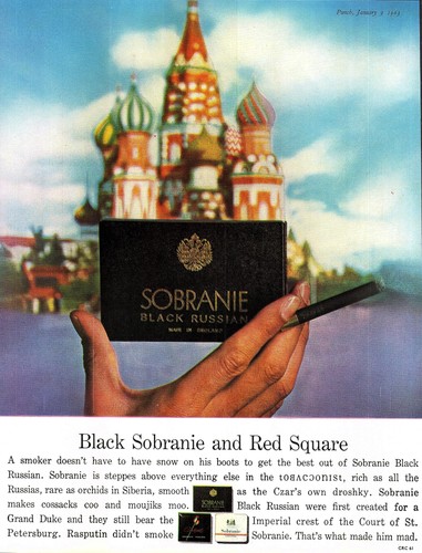 Original 1963 advert sobranie - original,