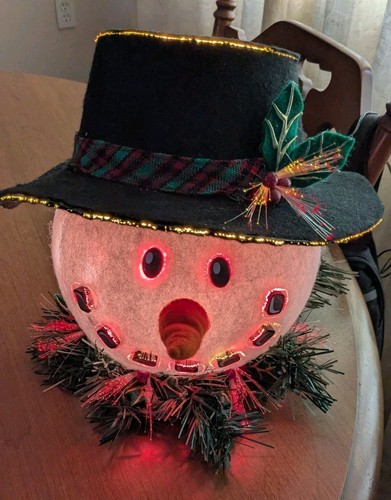 Gemmy fiber optic snowman - gemmy,