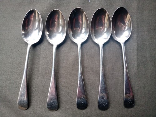 Set antique sterling - set, 5