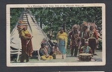USA 1928 WINNEBAGO INDIAN CAMP