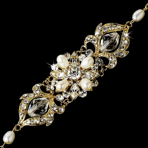 Silver gold swarovski - gold,