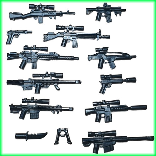 Minifigure weapons custom pack - weapons,