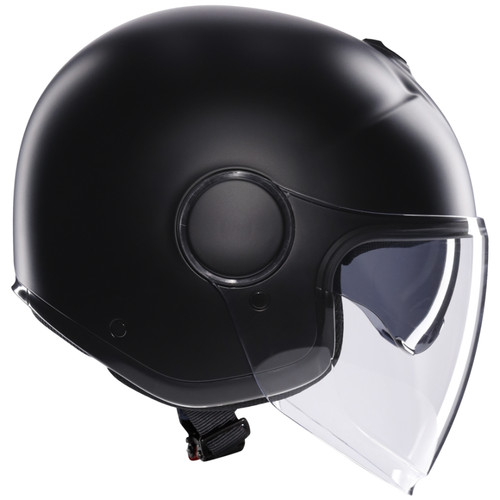 Agv eteres matt black commuter - black,