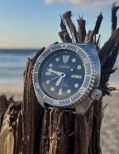 Seiko Turtle SRP777 patina treatment by Shadow Watch Maker full set Willard 