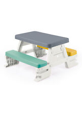 Dolu Kids Toddlers Indoor Outdoor Nursery Garden Play Picnic Table Bench