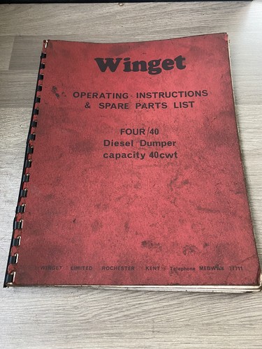 Winget model four ton - four/40, 2