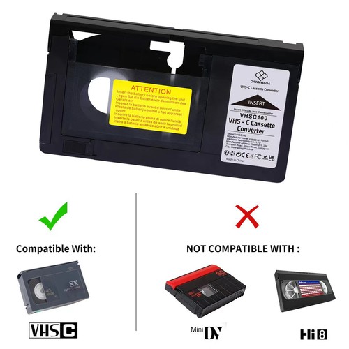 Vhs vhsc tape converter - vhs, to