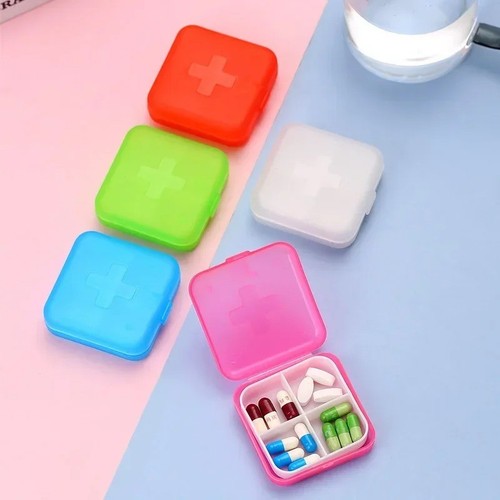 Grid portable pill box - 4,