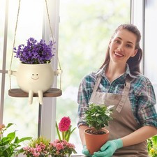 Swing Face Flower Plant Pot