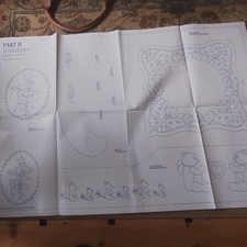 Vintage MULTI USE Iron-On Transfer sheet: Embroidery Magic 15 a