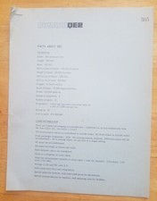 QE2 (Cunard) RARE PRE MAIDEN VOYAGE PRESS RELEASE - Facts About QE2