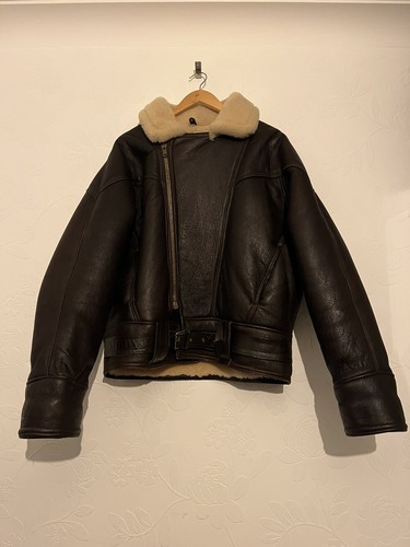 Sheepskin bomber flight - bomber, jacket