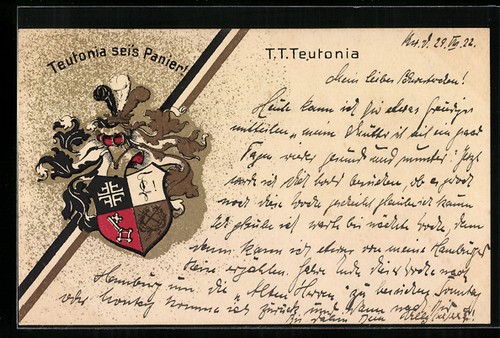 Artist postcard teutonia sei - postcard, sei's