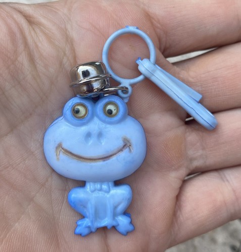 Vtg 80s blue smiling google - vtg,