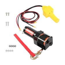 3500lbs Electric Winch 12VDC/1.5HP 3/16in x 39ft Synthetic Rope IP55 Waterproof