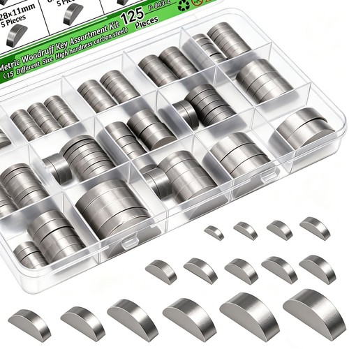 125pcs metric woodruff key - 125pcs,