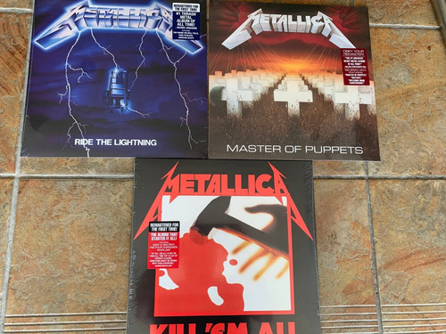 Metallica vinyl lp bundle - 3,