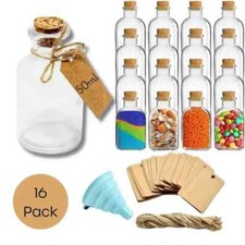 Mini Glass Bottle Jars With