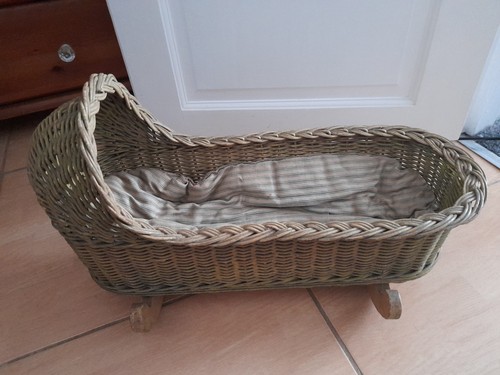 1940s vintage wicker dolls - 1940s,