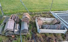 Roof Tiles Mixed Job Lot, Mainly Ridge