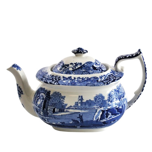 Spode italian teapot and lid - spode,