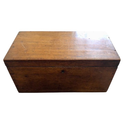 Handsome antique mahogany deed - antique,