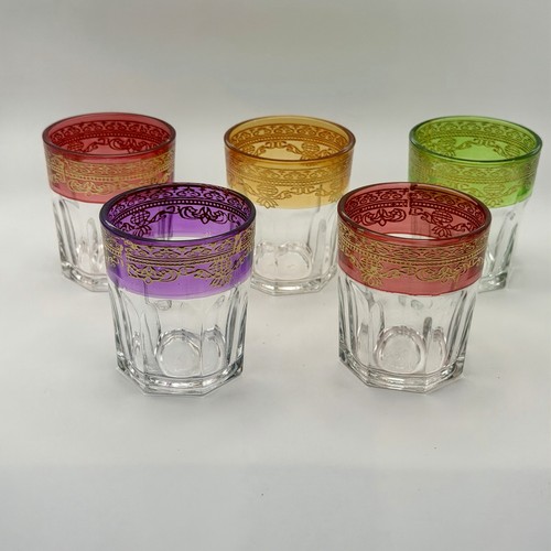 Moroccan tea glasses - moroccan,