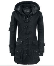 NEW Black Gothic Coat Parka