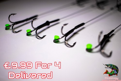 Pike rigs 20lb 34lb 40lb - ,