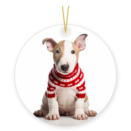 Bull terrier puppy ceramic - bull,