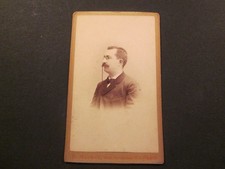 PHOTO CDV man with monocle cliche E MAURICE PARIS