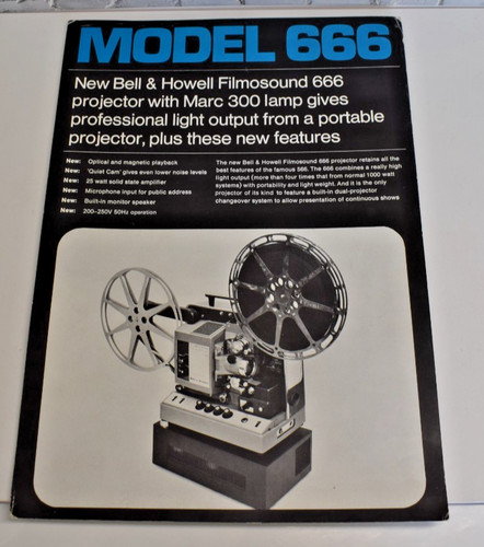 Bell howell model 666 - bell, &