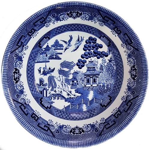 Churchill china queens blue - china,