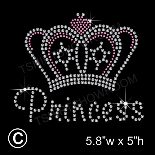 Princess crown rhinestone - princess,