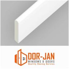 5m x 45mm White UPVC Plastic