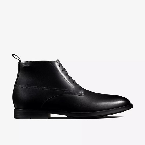 Clarks men leather - leather, tex