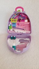 Vintage Polly Pocket Purple Bag Snow Mountain Set 1996 Playset Only