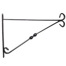 Black 10" Twisted Wrought Iron