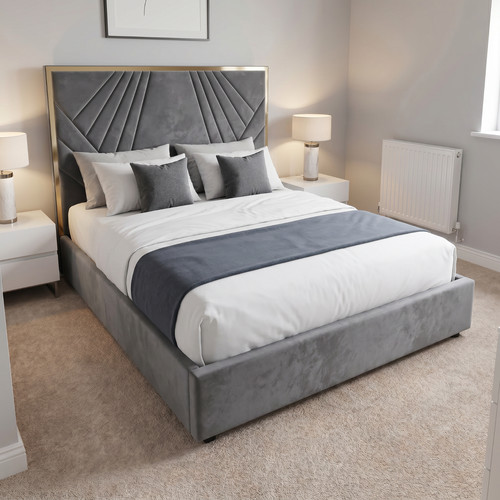 Designer bed elegant - elegant, plush