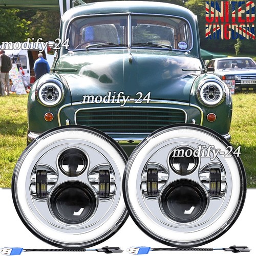 Chrome inch round led - 7",
